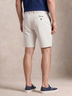 MEILIHUA Men's 9" Inseam Flat Front Golf Shorts, Tailored Fit Casual Chino Shorts with Stretch Waistband