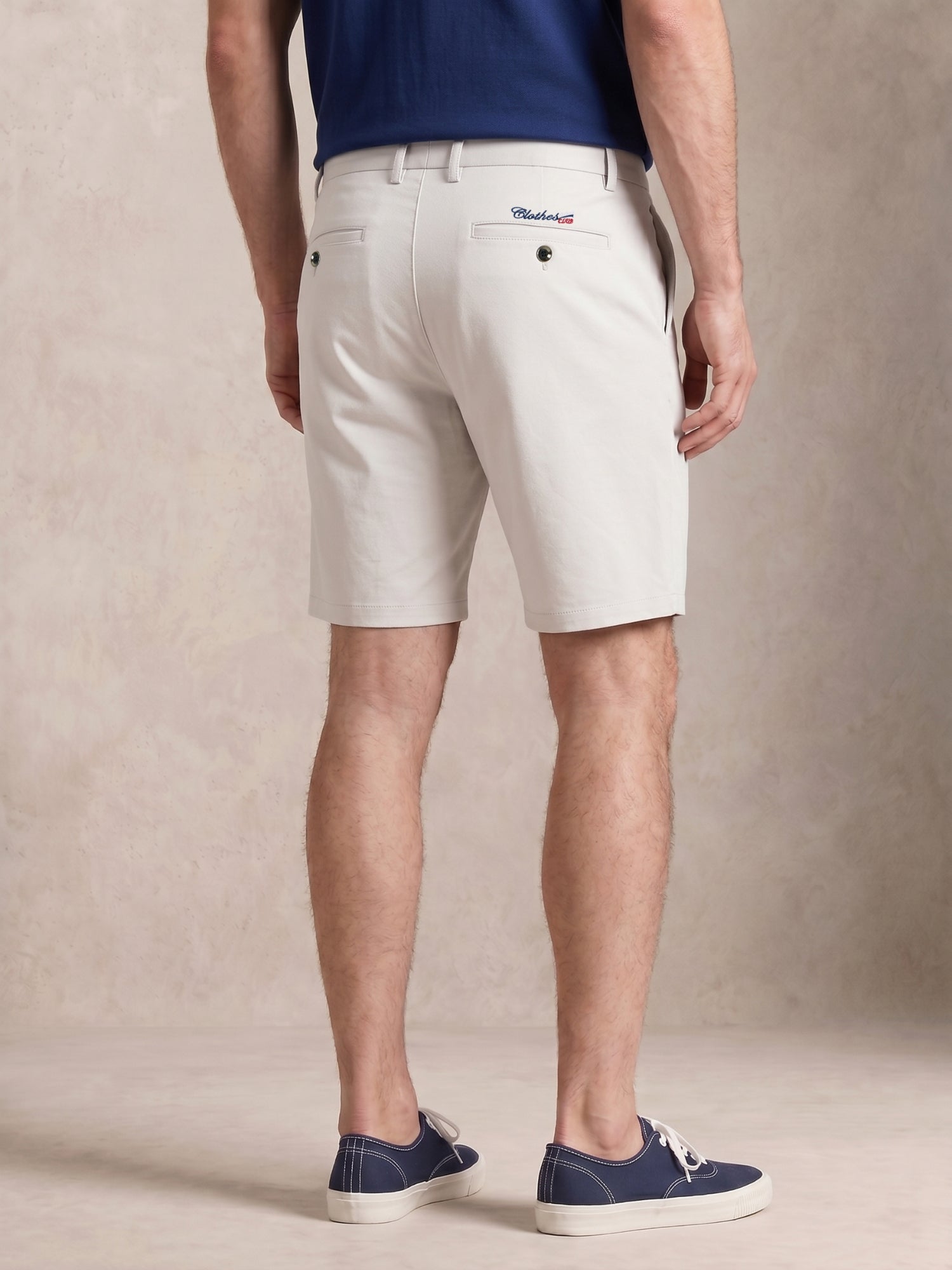 MEILIHUA Men's 9" Inseam Flat Front Golf Shorts, Tailored Fit Casual Chino Shorts with Stretch Waistband