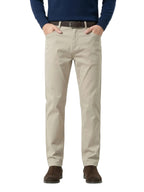Men's Heavyweight Cotton-Blend Casual Pants - 360GSM Straight Cut with Embossed Detailing (94% Cotton)