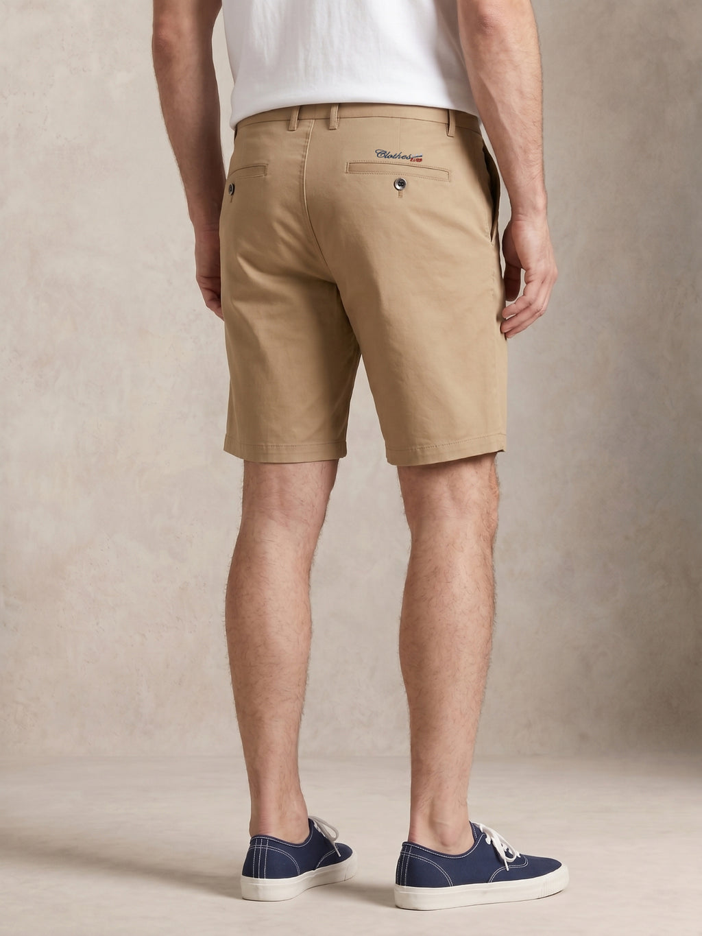 MEILIHUA Men's 9" Inseam Flat Front Golf Shorts, Tailored Fit Casual Chino Shorts with Stretch Waistband