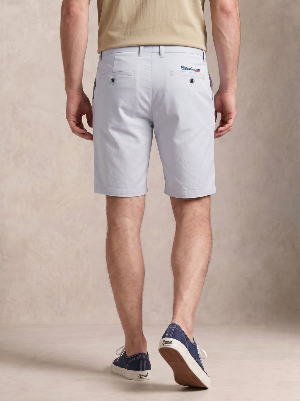 MEILIHUA Men's 9" Inseam Flat Front Golf Shorts, Tailored Fit Casual Chino Shorts with Stretch Waistband