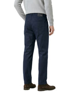 Men's Heavyweight Cotton-Blend Casual Pants - 360GSM Straight Cut with Embossed Detailing (94% Cotton)