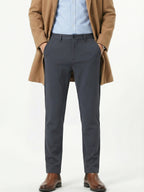 MEILIHUA Men's Stretch Dress Pants - 4-Way Elastic Straight Fit for Fall/Spring (280GSM)