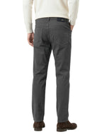 Men's Heavyweight Cotton-Blend Casual Pants - 360GSM Straight Cut with Embossed Detailing (94% Cotton)