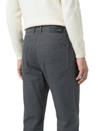Men's Heavyweight Cotton-Blend Casual Pants - 360GSM Straight Cut with Embossed Detailing (94% Cotton)