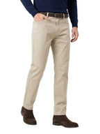 Men's Heavyweight Cotton-Blend Casual Pants - 360GSM Straight Cut with Embossed Detailing (94% Cotton)