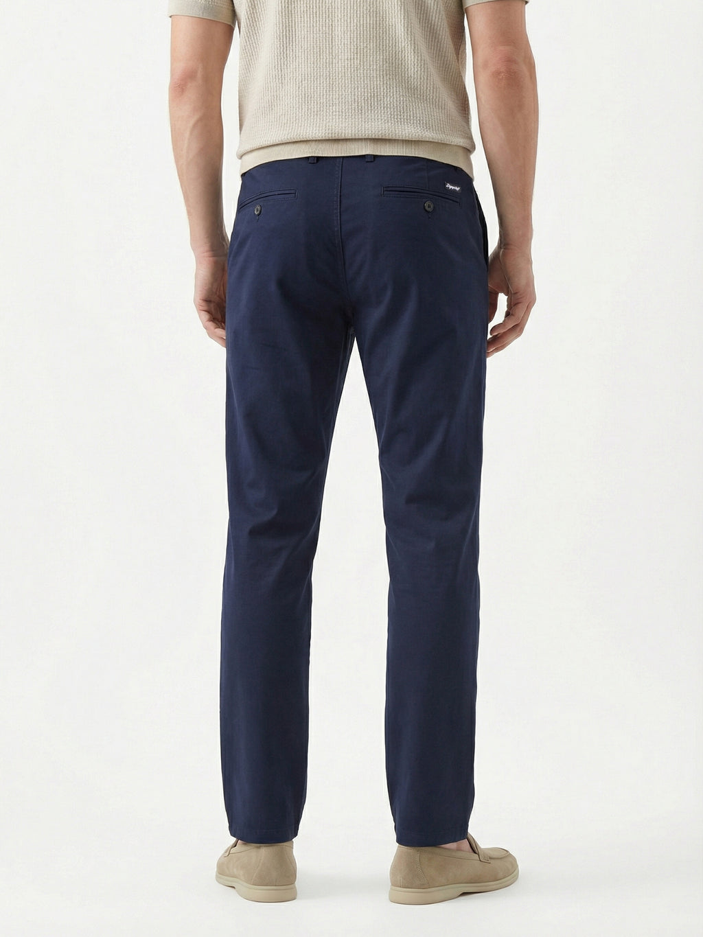 MEILIHUA Men's Business Casual Pants - Lightweight Stretch Cotton Chinos, Elastic Waist Flat Front Trousers for Spring Summer