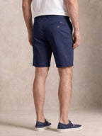 MEILIHUA Men's 9" Inseam Flat Front Golf Shorts, Tailored Fit Casual Chino Shorts with Stretch Waistband