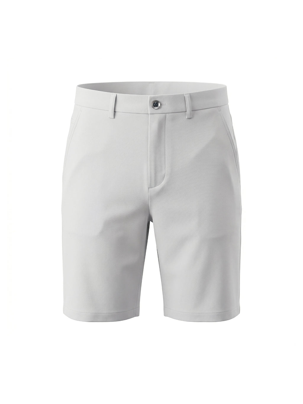 MEILIHUA Men's 9" Inseam Flat Front Golf Shorts, Tailored Fit Casual Chino Shorts with Stretch Waistband